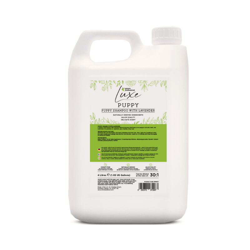 Groom Professional Luxe Lavanta Kokulu Yavru Köpek Şampuanı 350 mL 1:30 Konsantre