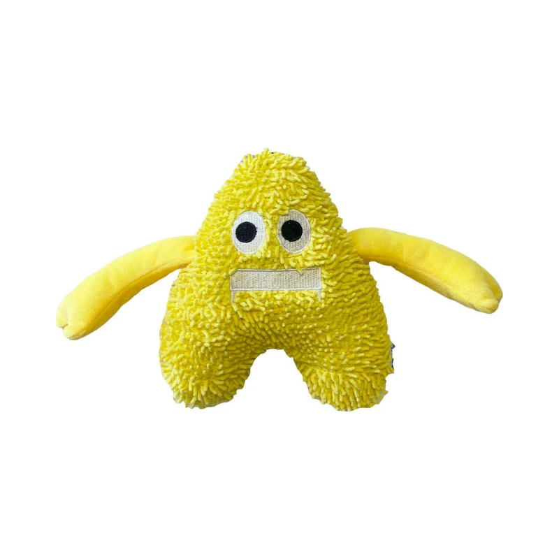 Happy Pet Bobble Monster Sarı Canavar Sesli Peluş Köpek Oyuncağı