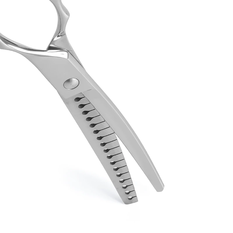 KAM 7 inç 25 Derece Kavisli Double Coat Chunker Pet Kuaför Makası