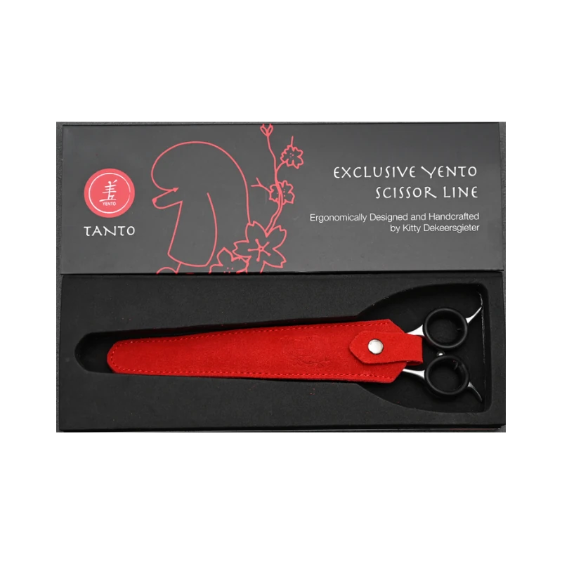 Yento Tanto Series 7 inç Kavisli Chunker Pet Kuaför Makası (18 Diş)