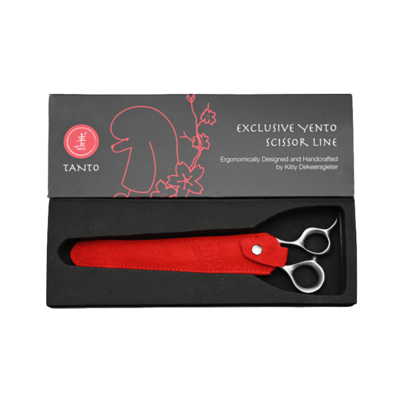Yento Tanto Series 7 inç Düz Chunker Pet Kuaför Makası (18 Diş)