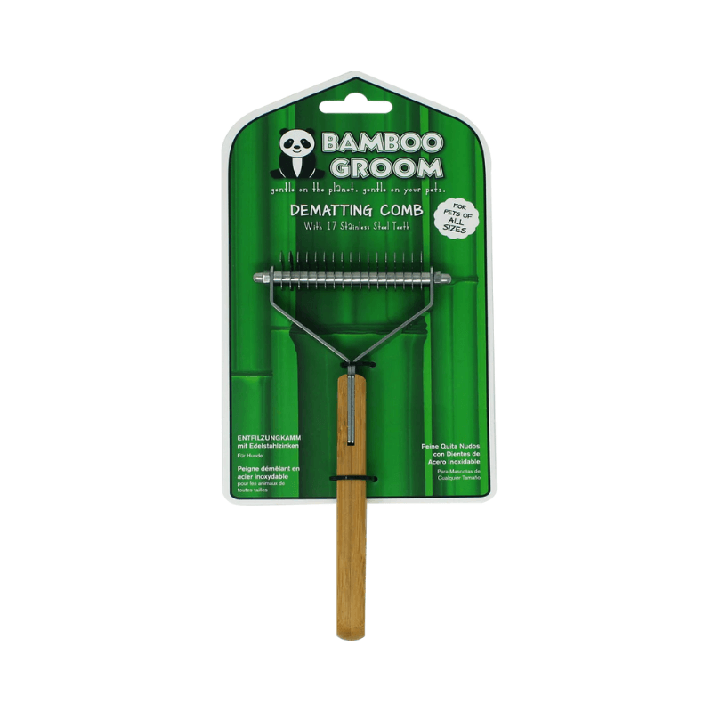 Bamboo Groom Kıtık Açıcı Dematting Comb 17 Diş