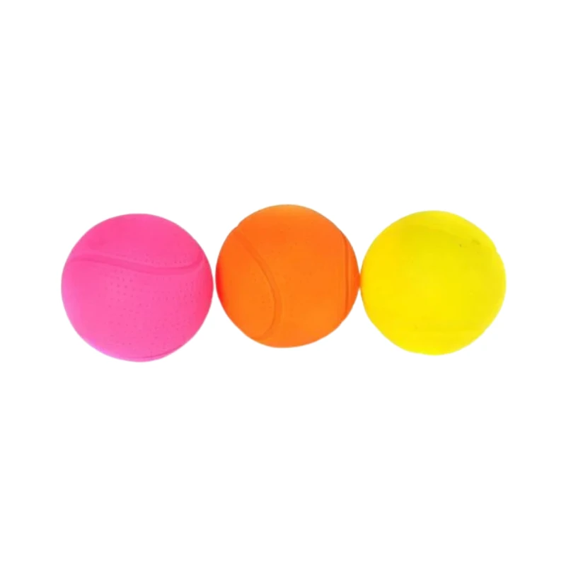 Happy Pet Glow Balls Renkli ve Parlak Sesli Top Köpek Oyuncağı 3'lü Paket