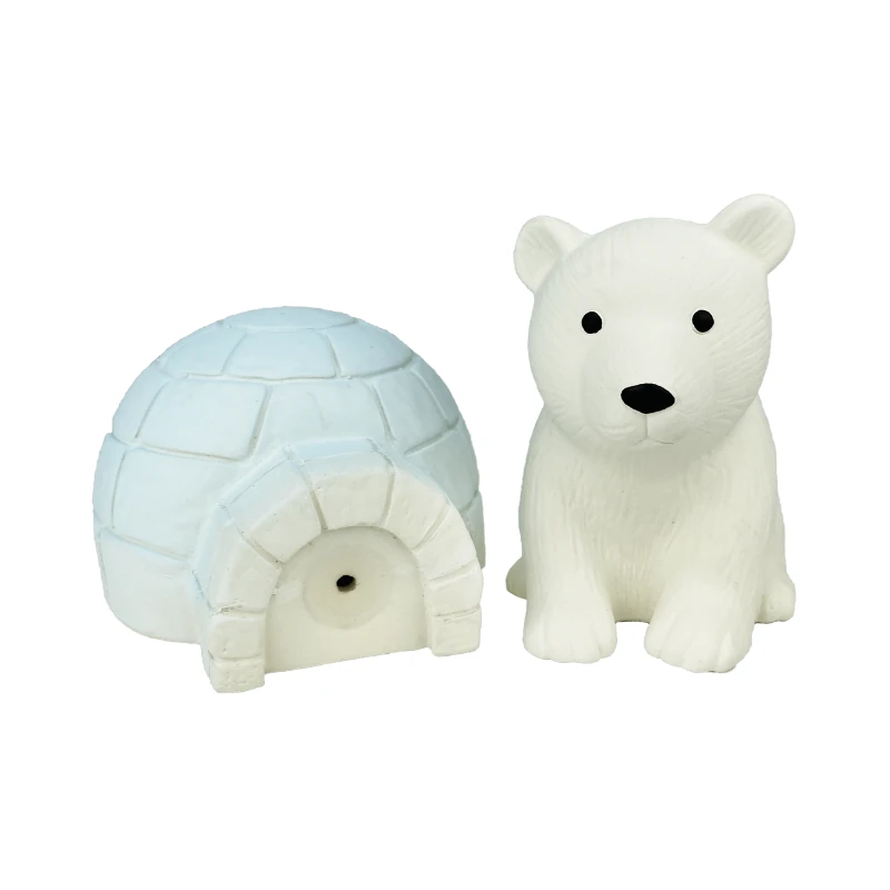Happy Pet Polar Pals Sesli Kutup Ayısı ve Igloo Köpek Oyuncağı