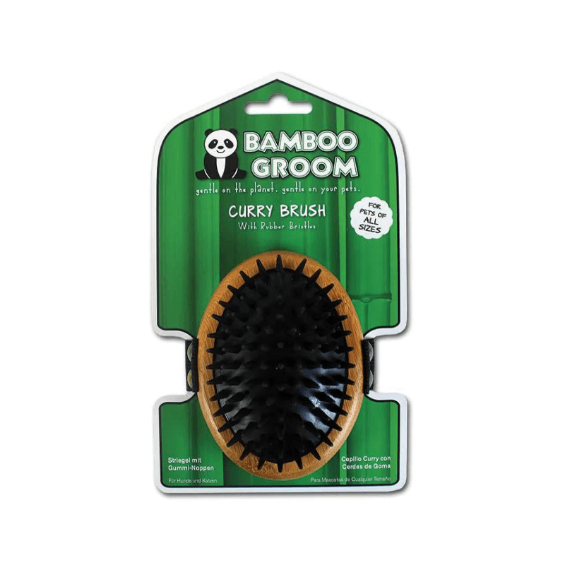 Bamboo Groom Avuç İçi Lastik Uçlu Fırça