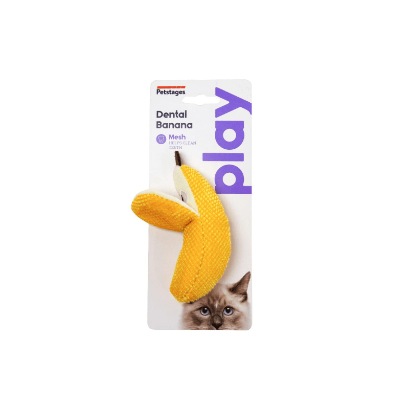 Petstages Dental Banana Ağız Bakım Kedi Oyuncağı