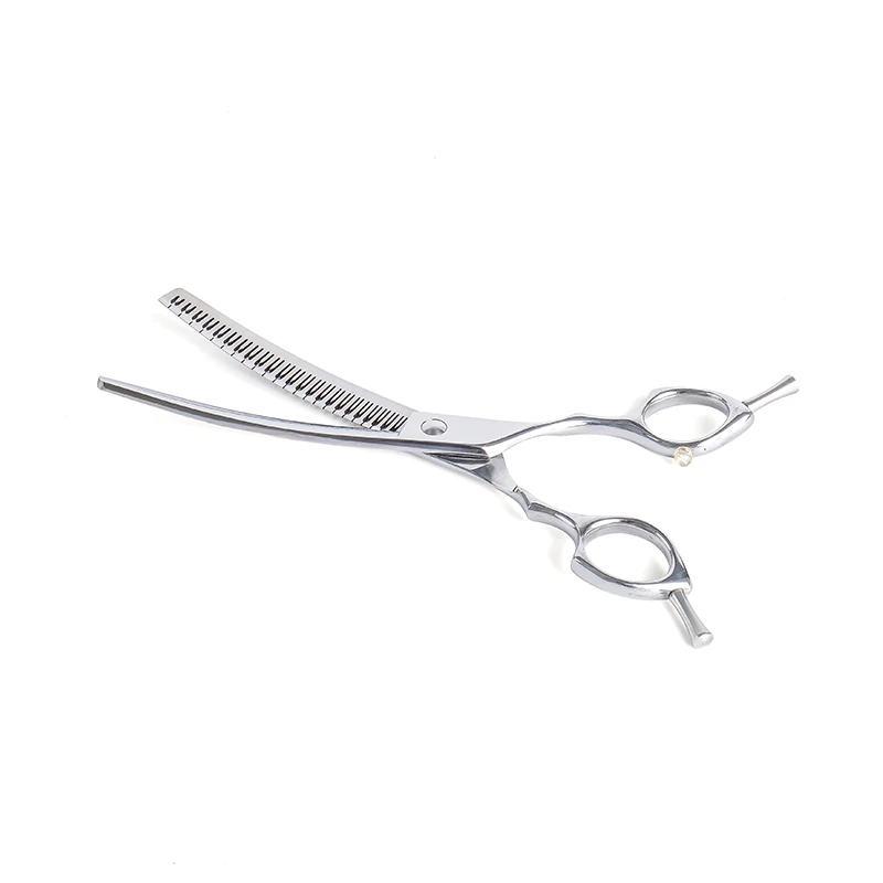 KAM 7 inç 25 Derece Kavisli İz Silici Pet Kuaför Makası