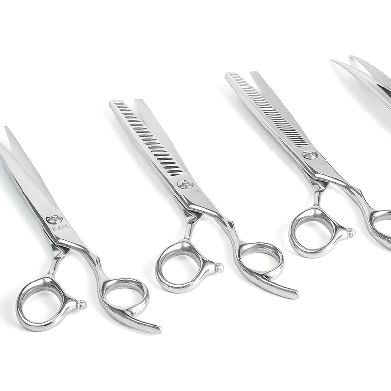 KAM 7 inç Pet Kuaför Makas Seti 4 Parça