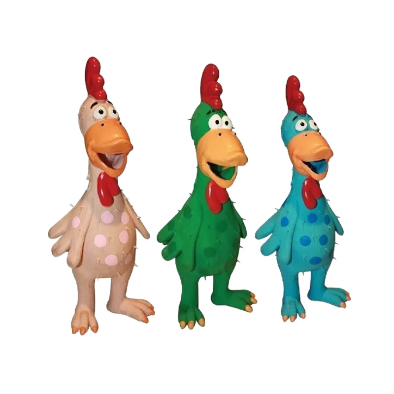 Happy Pet Latex Chicken Diş Kaşıyıcı Köpek Çiğneme Oyuncağı