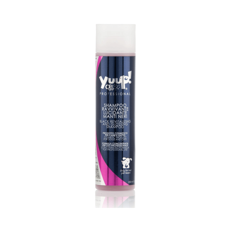 YUUP! Profesyonel Siyah ve Koyu Renk Tüylüler İçin Canlandırma ve Parlaklık Şampuanı 250 mL