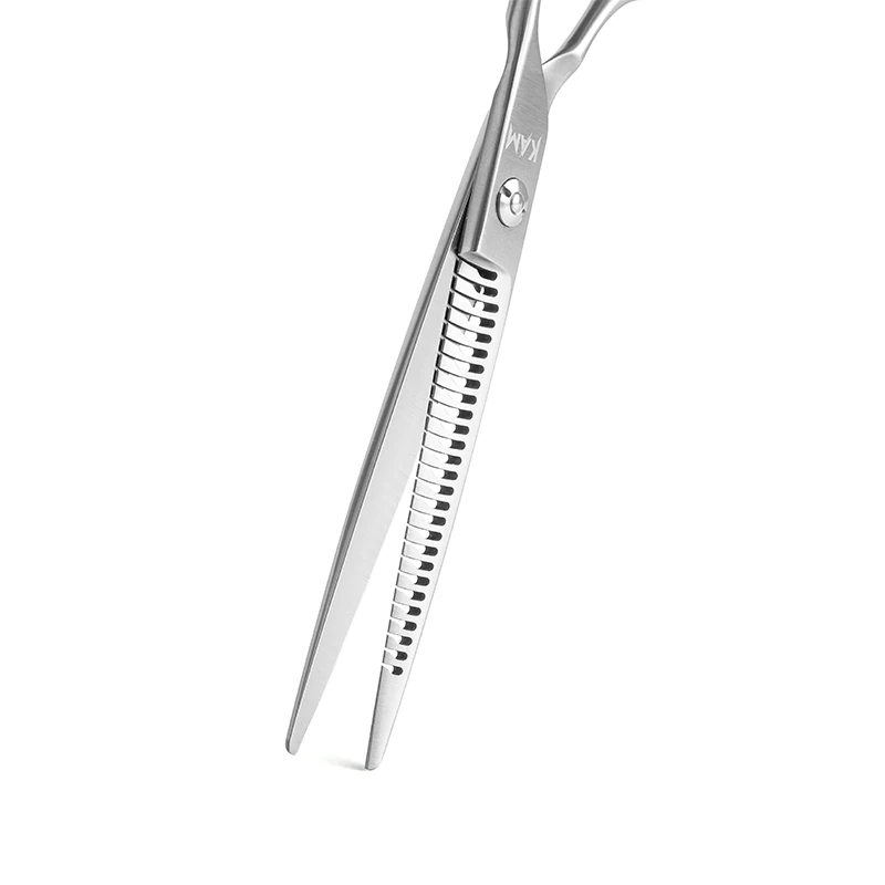 KAM 7,5 inç Düz İnce Chunker Pet Kuaför Makası