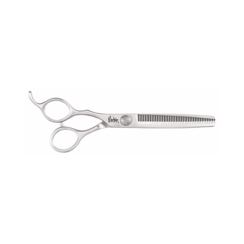 Yento Fanatic Series 6,5 inç Düz Thinner (Ara) Solak Pet Kuaför Makası (45 Diş)