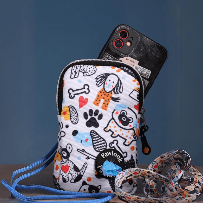 Pawlook x Human Serisi Telefon Çantası WhiteBone