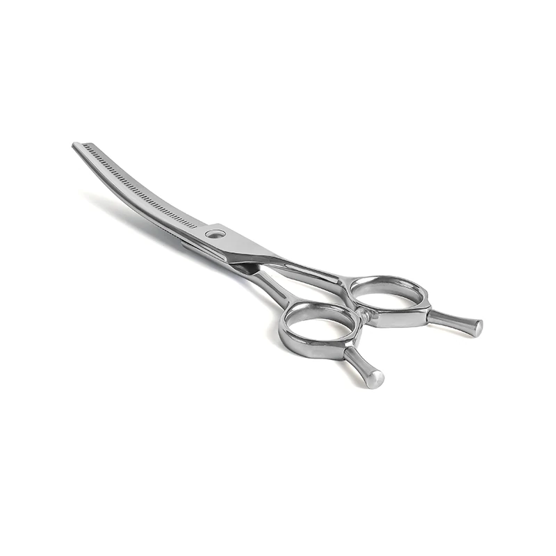 KAM 7 inç 25 Derece Klasik Kavisli Thinner Pet Kuaför Makası