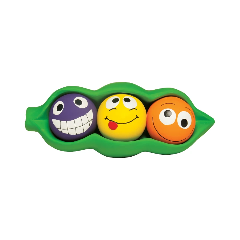 Happy Pet Peas In A Pod Latex Gülen Surat Bezelye Diş Kaşıyıcı Köpek Çiğneme Oyuncağı