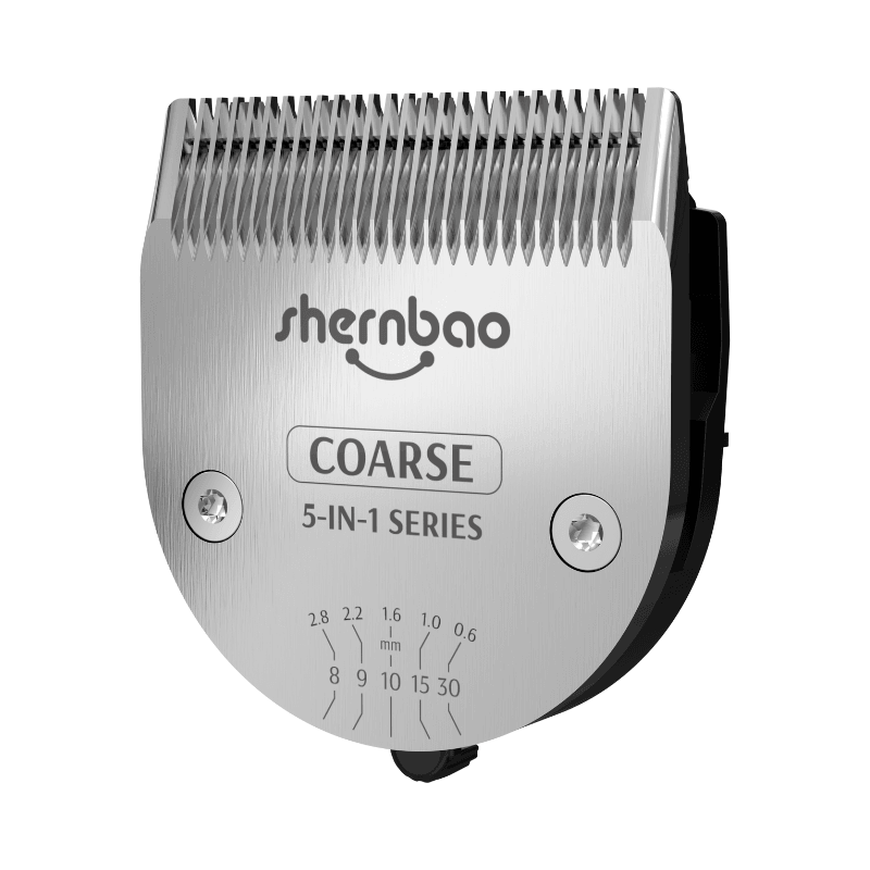 Shernbao Trimmer 5 Kademeli Tıraş Bıçağı (Andis Vida, Pulse Li 5 ve Moser Arco, Bravura, Chromado, Creativa, Figura, Motion, Super groom Uyumlu)