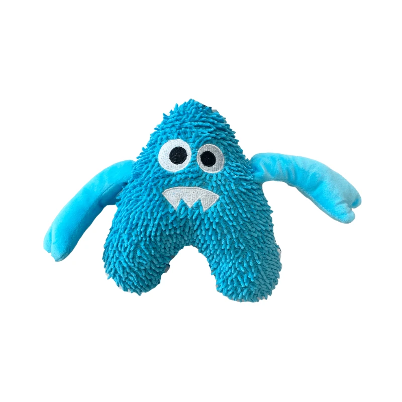 Happy Pet Bobble Monster Mavi Canavar Sesli Peluş Köpek Oyuncağı