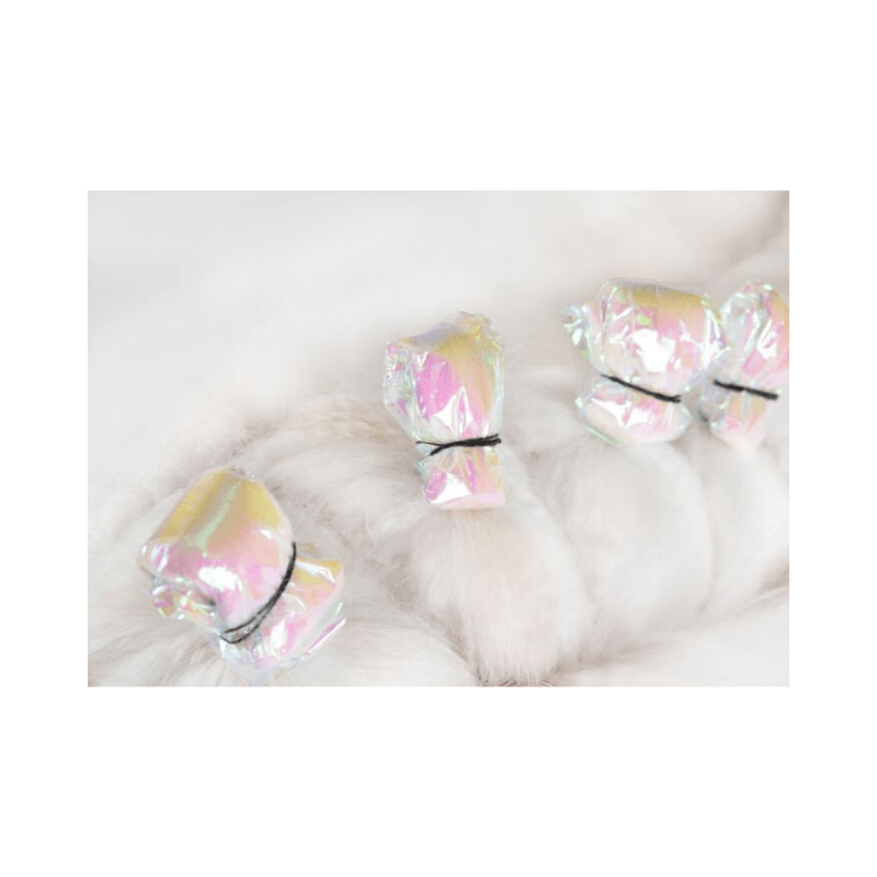Show Tech Plastic Wraps Plastik Kedi Köpek Tüy Sarma Kağıdı Holografik Kırmızı 100’lü
