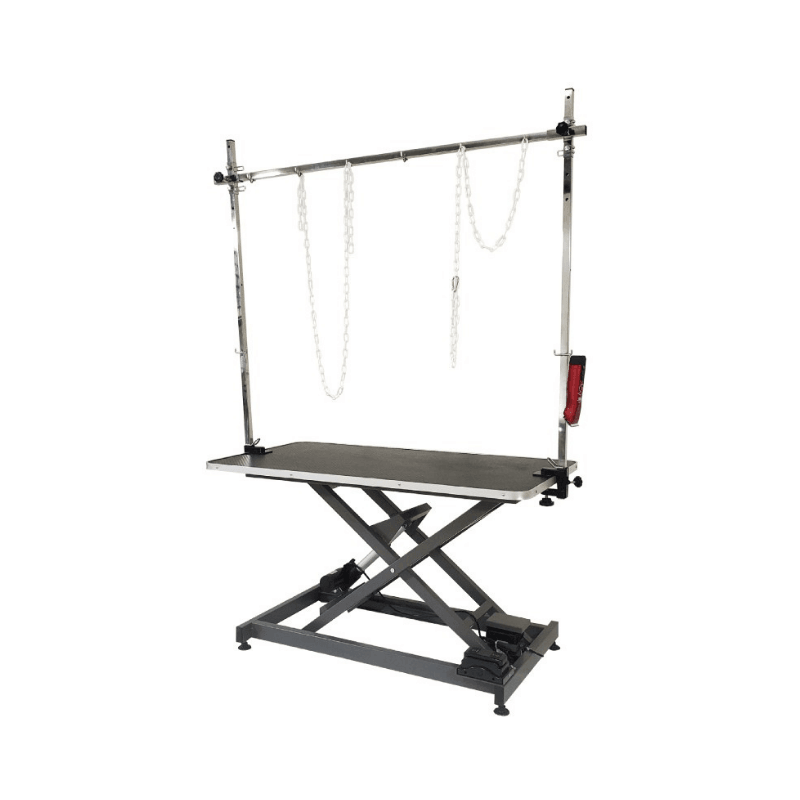 Evolutech X-Frame Elektrikli Pet Kuaför Masası Siyah (120 cm x 60 cm)