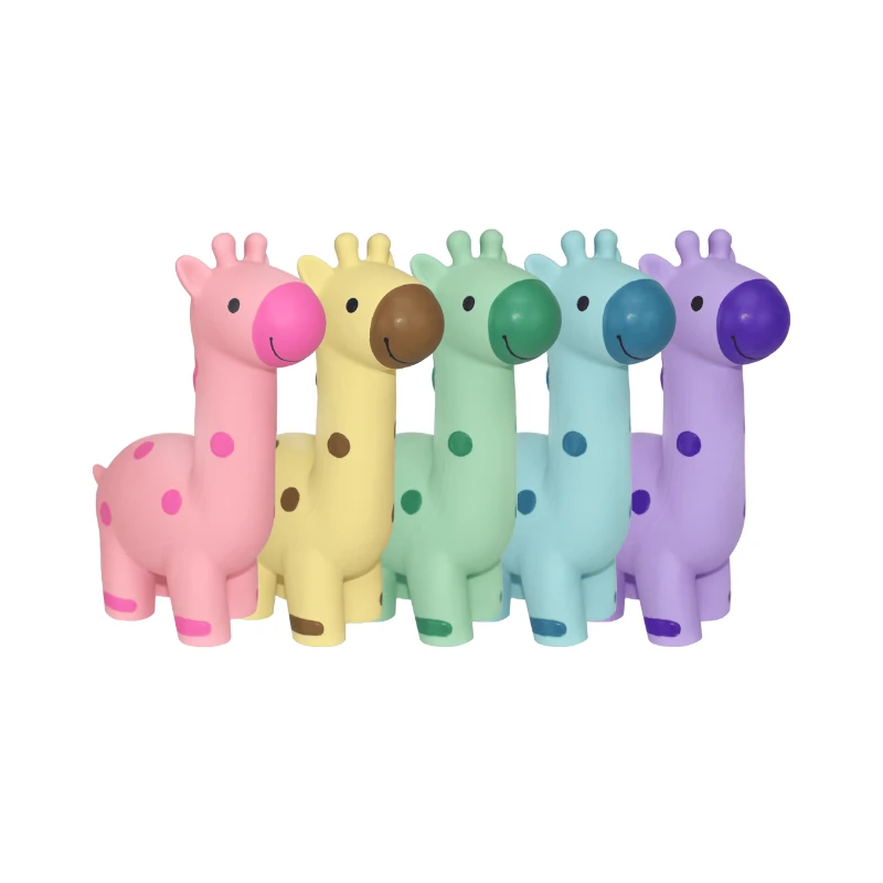 Happy Pet Giraffe Latex Renkli Köpek Çiğneme Oyuncağı