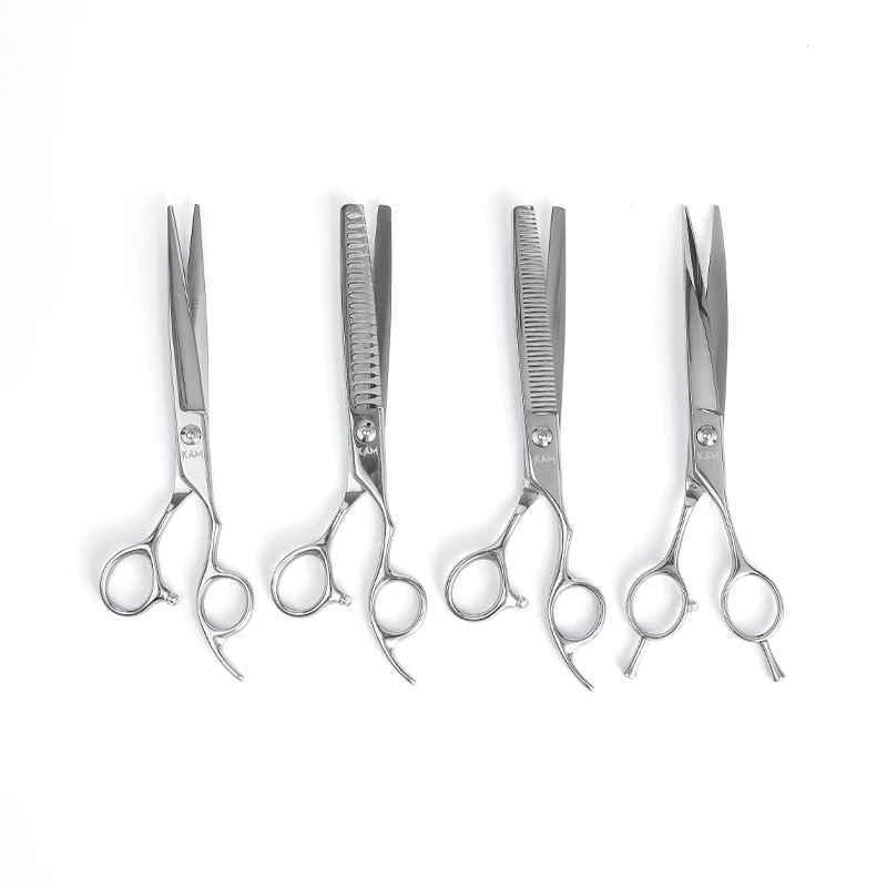 KAM 7 inç Pet Kuaför Makas Seti 4 Parça