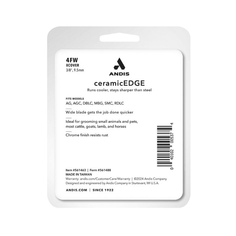 Andis Ceramic Edge 4FW Numara XCover Wide Tıraş Bıçağı (9,5 mm)