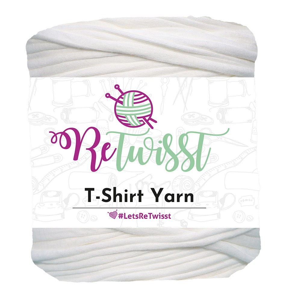 WHITE SHADES | T-SHIRT YARN LARGE SOLID - IVORY