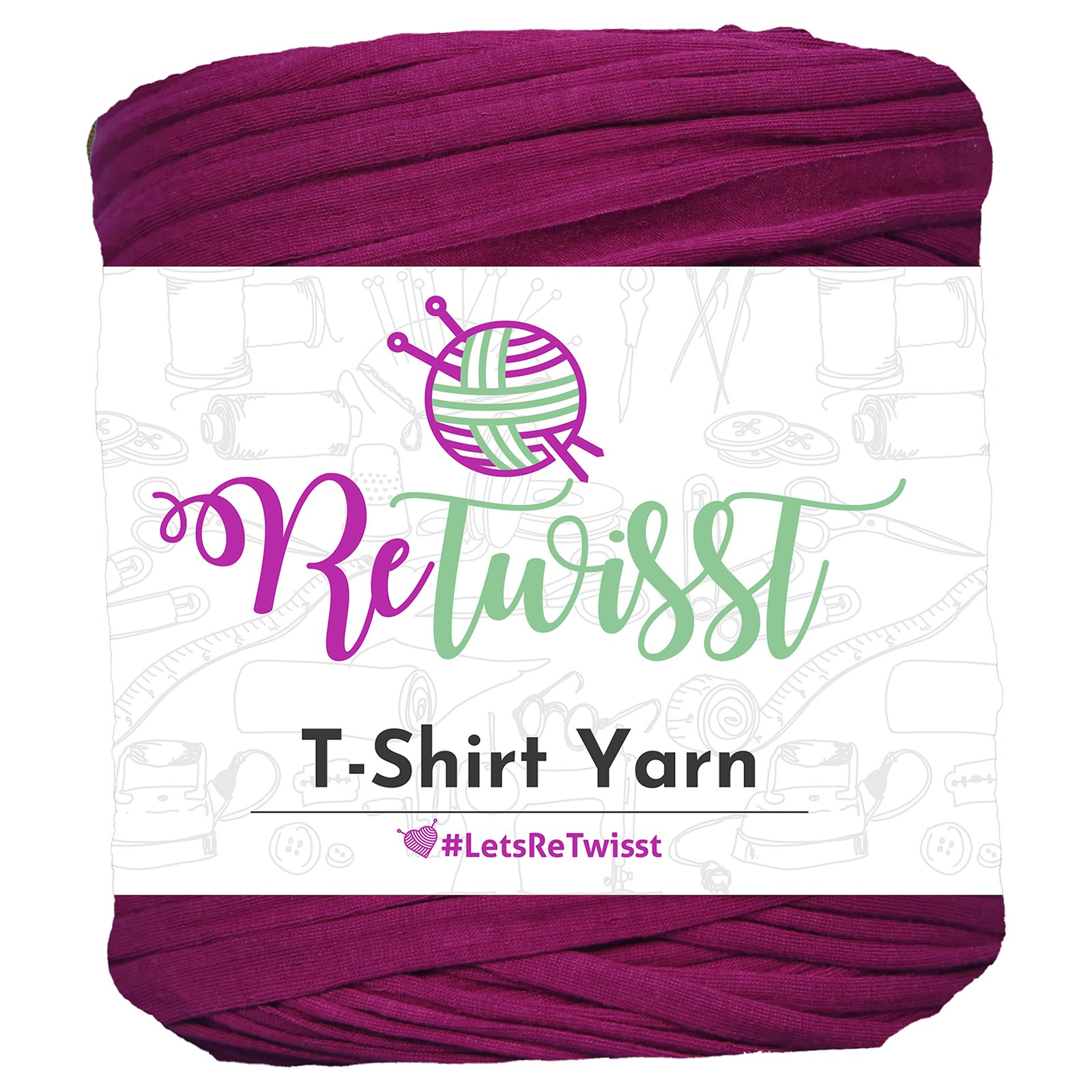 PURPLE SHADES | T-SHIRT YARN LARGE SOLID - SYRINGA