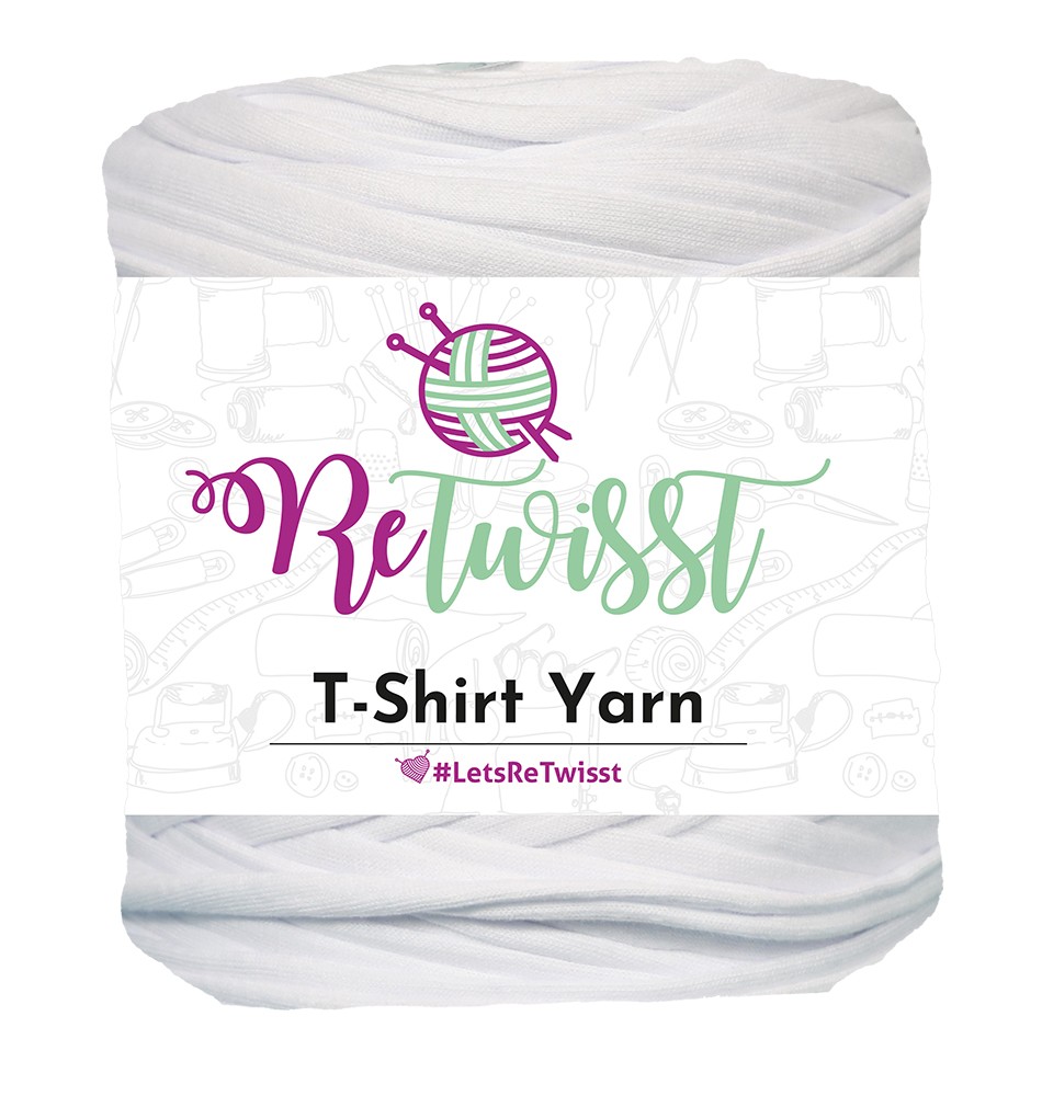 WHITE SHADES | T-SHIRT YARN LARGE SOLID - OPTICAL WHITE