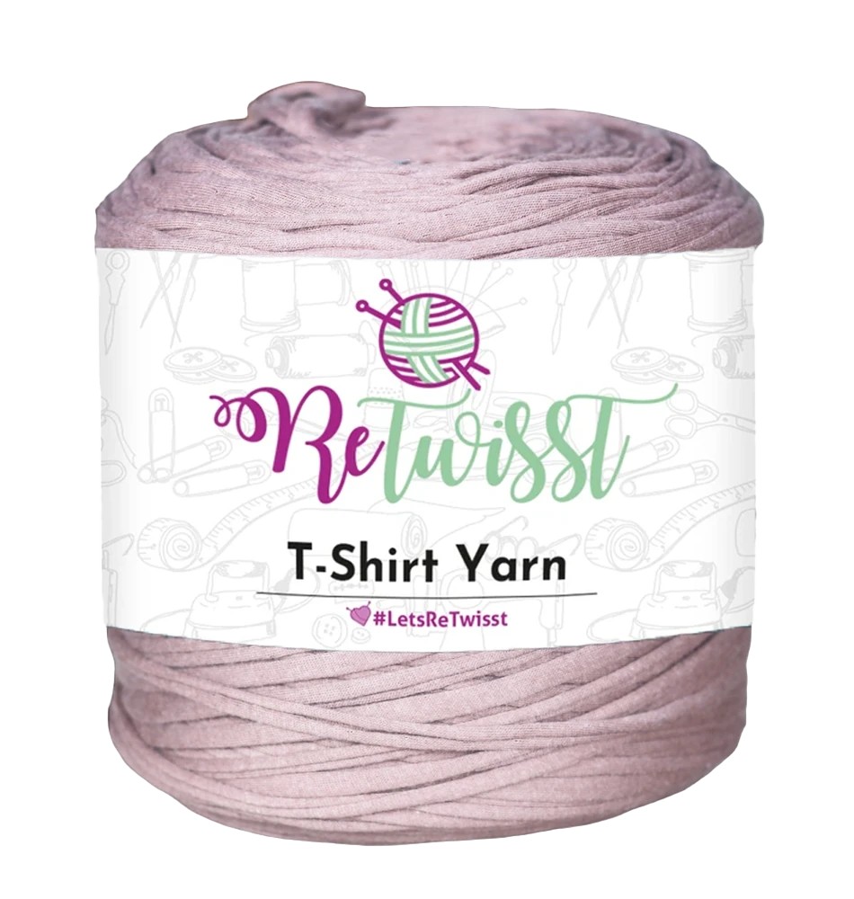 PINK SHADES | T-SHIRT YARN LARGE SOLID - SILVER SAND