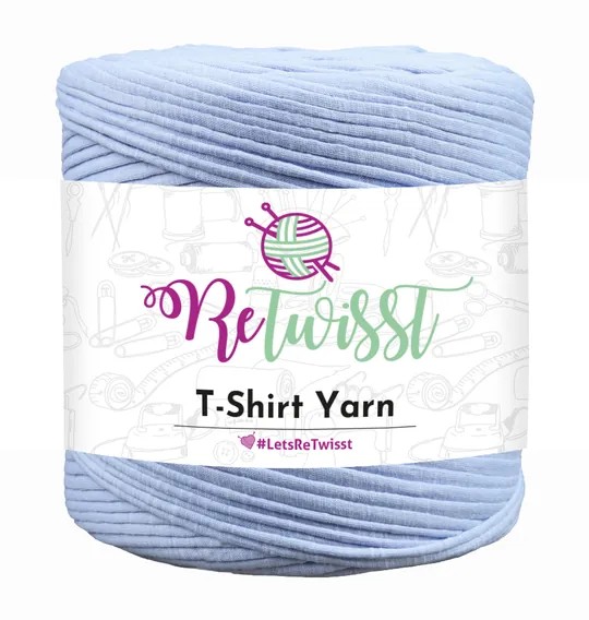 BLUE SHADES | T-SHIRT YARN LARGE SOLID - MOON RAKER3