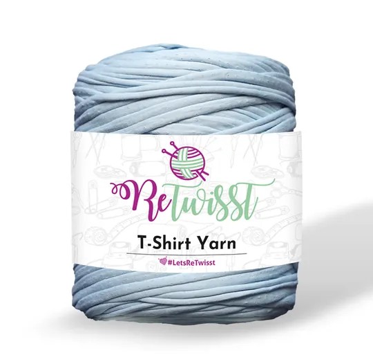 BLUE SHADES | T-SHIRT YARN LARGE SOLID - LINK WATER
