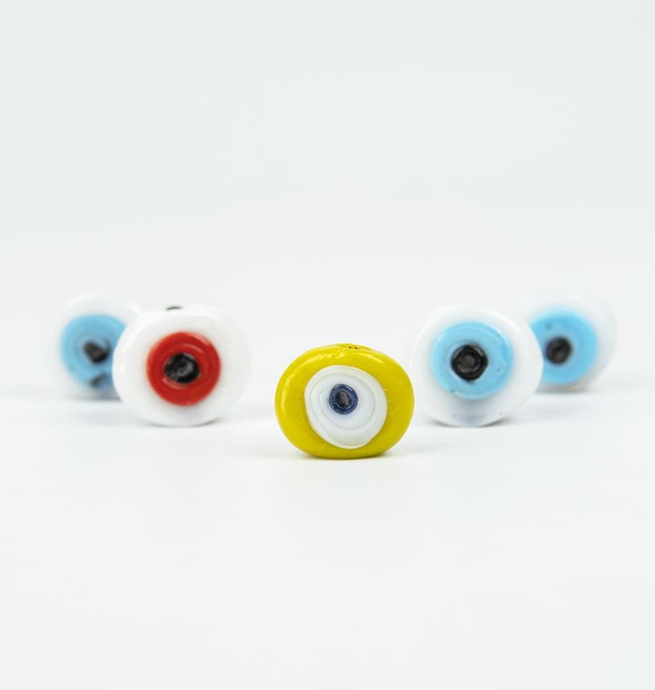MIXED COLOR EVIL EYE BEAD 5-PACK