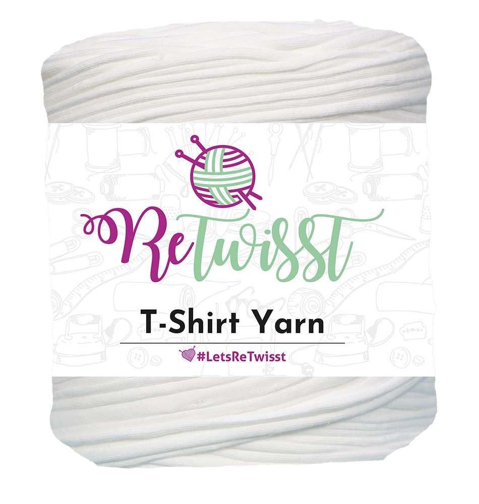 WHITE SHADES | T-SHIRT YARN LARGE SOLID - PEARL