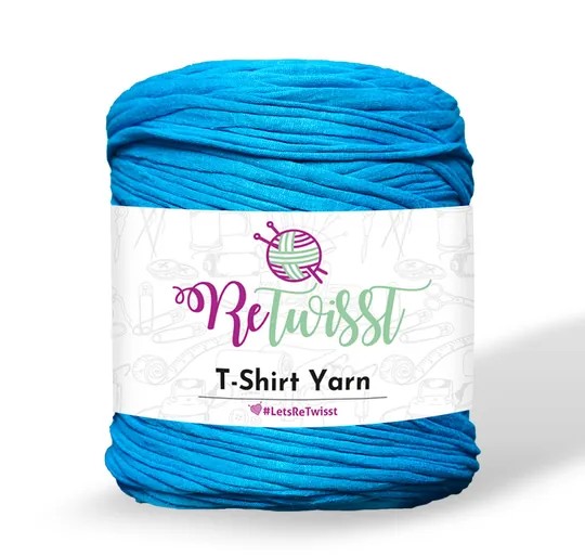 BLUE SHADES | T-SHIRT YARN LARGE SOLID - PACIFIC BLUE