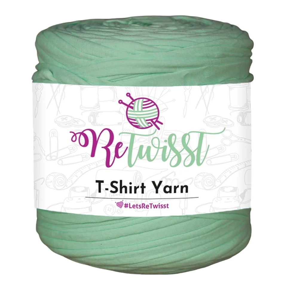 T-Shirt Yarn, Over 300 Feet, Very Soft Polyester Elastic Non-Recycled –  Ann-G LLC