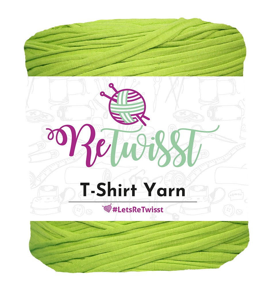 GREEN SHADES | T-SHIRT YARN LARGE SOLID - LIME