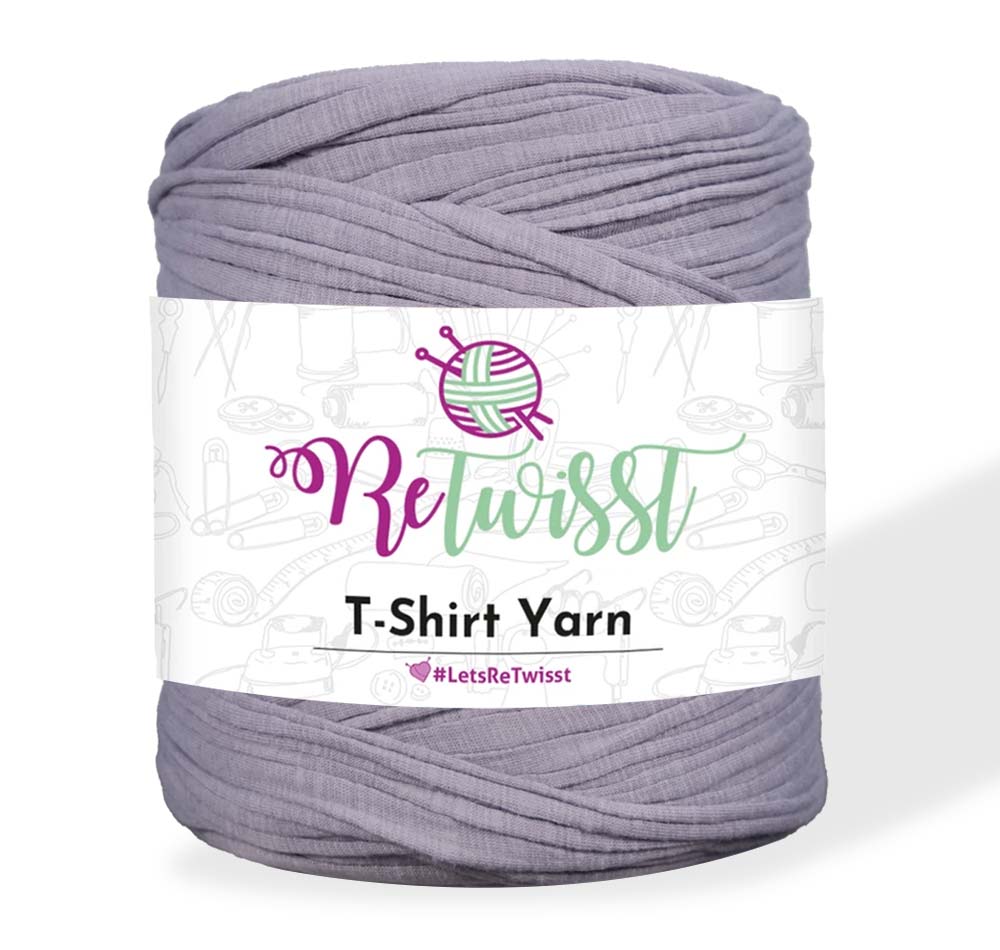 T-SHIRT YARN - LARGE SOLID - LILAC SURPRISE