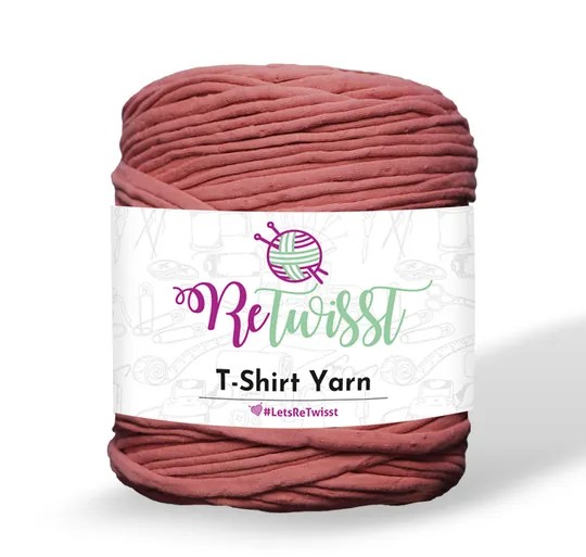 PINK SHADES | T-SHIRT YARN LARGE SOLID - PEACH BLUSHER