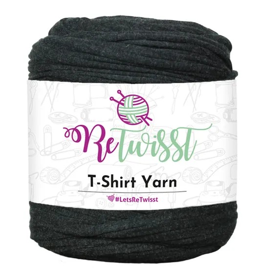 BLACK SHADES | T-SHIRT YARN LARGE SOLID