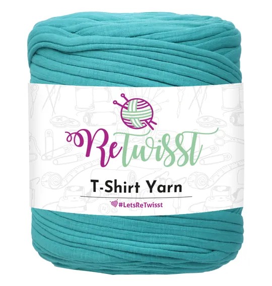 GREEN SHADES | T-SHIRT YARN LARGE SOLID - GLASS GREEN