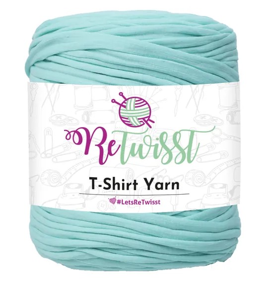 BLUE SHADES | T-SHIRT YARN LARGE SOLID - JAGGED ICE