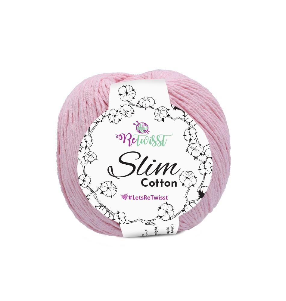 SLIM COTTON - BABY PINK