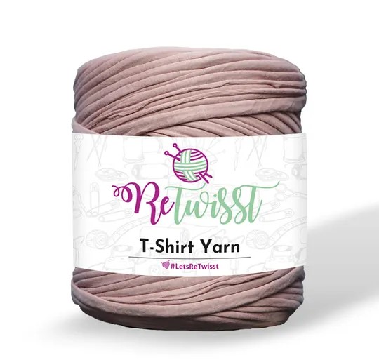PINK SHADES | T-SHIRT YARN LARGE SOLID - OYSTER PINK