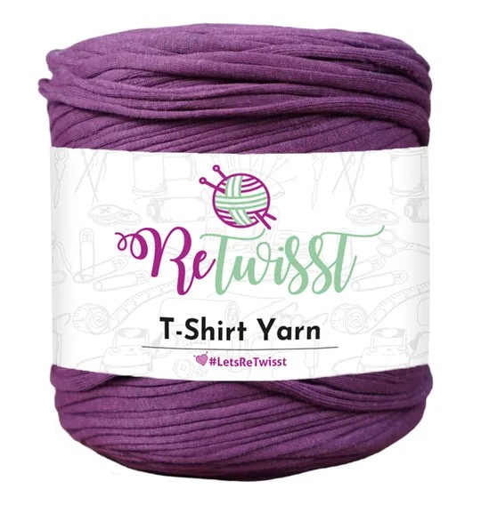 PURPLE SHADES | T-SHIRT YARN LARGE SOLID - EGGPLANT PURPLE