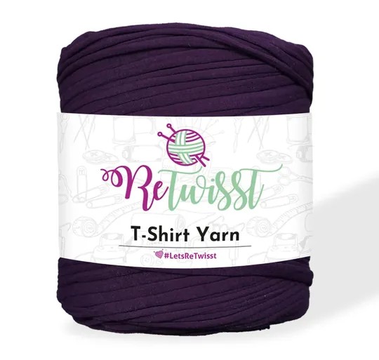 PURPLE SHADES | T-SHIRT YARN LARGE SOLID - PERFECT PLUM