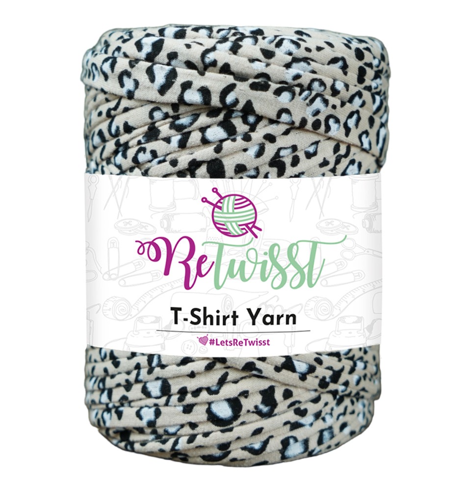 T-SHIRT YARN - MEDIUM PRINTED - LEOPAR2