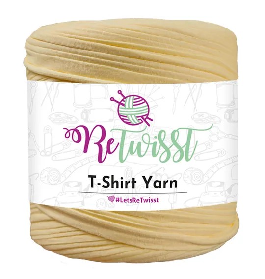 YELLOW SHADES | T-SHIRT YARN LARGE SOLID - NEUTRAL YELLOW