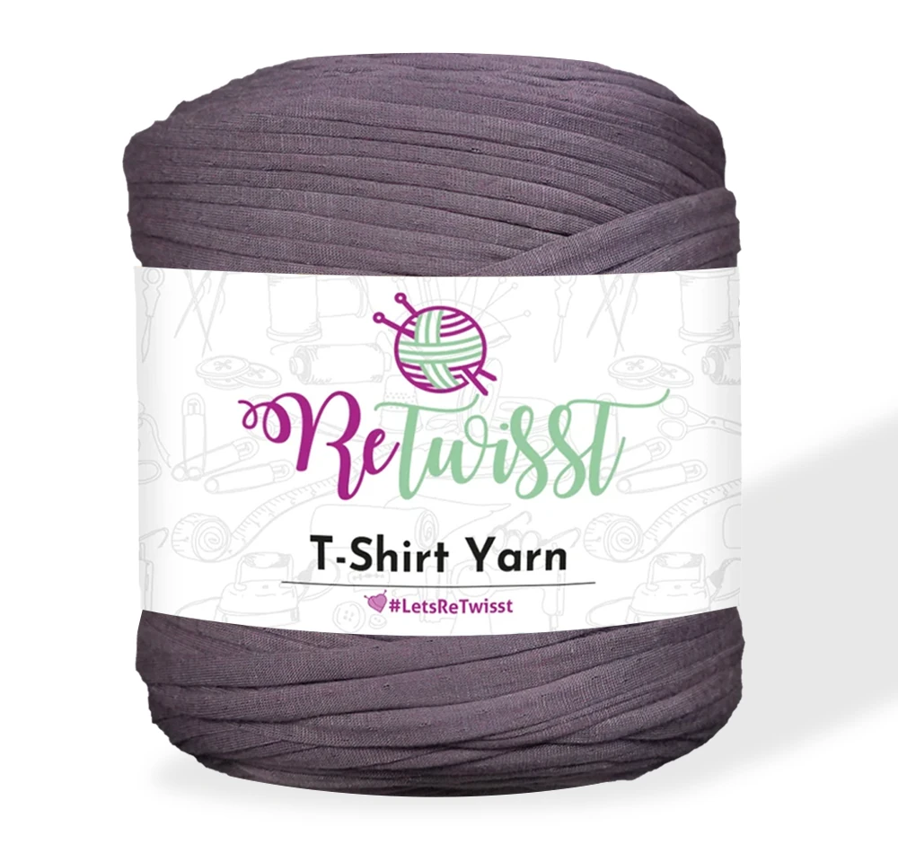 T-SHIRT YARN - LARGE SOLID - OLD LAVENDER