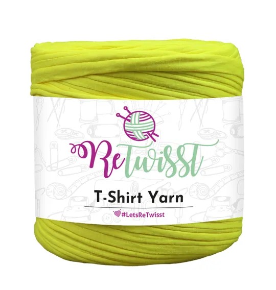 YELLOW SHADES | T-SHIRT YARN LARGE SOLID - CANARY